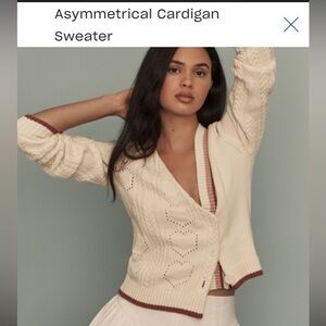 Anthropologie size large asymmetrical size large sweater excellent condition